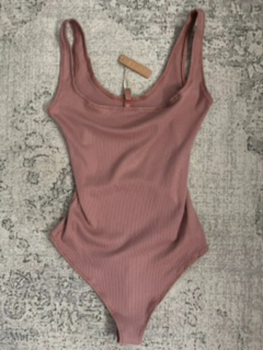 NWT SKIMS Rose Clay Tank Bodysuit M